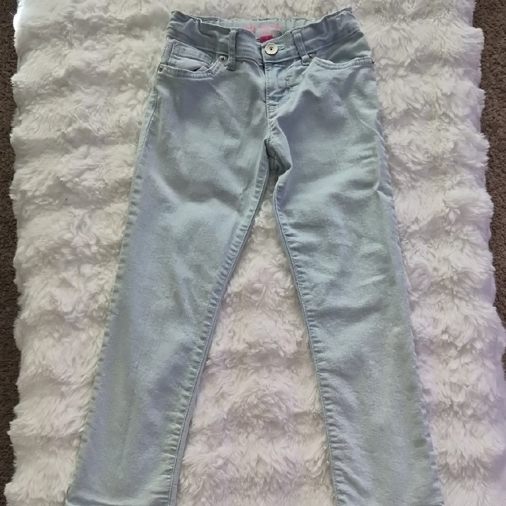 Place Light Wash Girls' Jeans - Pale Blue